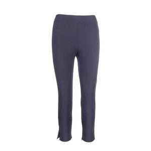 NEW EILEEN FISHER women's high waisted slim cropped pant with slide slits in oce